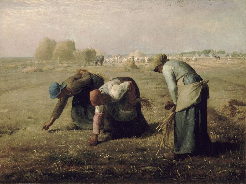 The Gleaners Lukisan